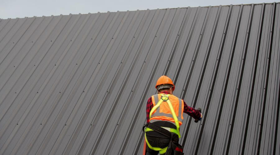 Professional metal roof installation services in Everetts, NC